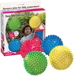 Edushape Sensory Balls Kleines 4er-Set in CB -10cm