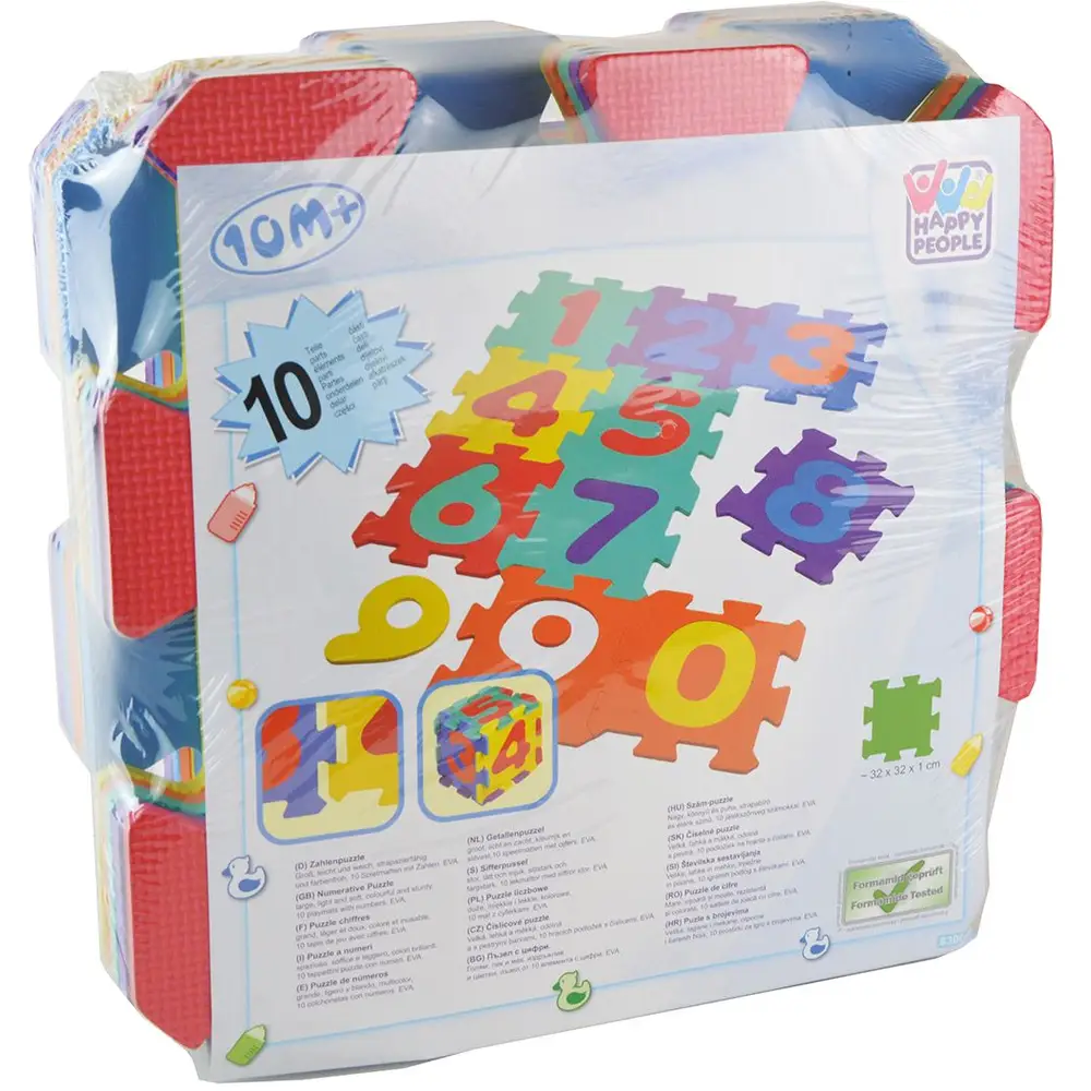 Bema Puzzlematte Zahlen bunte Lernspielmatte EVA Schaum