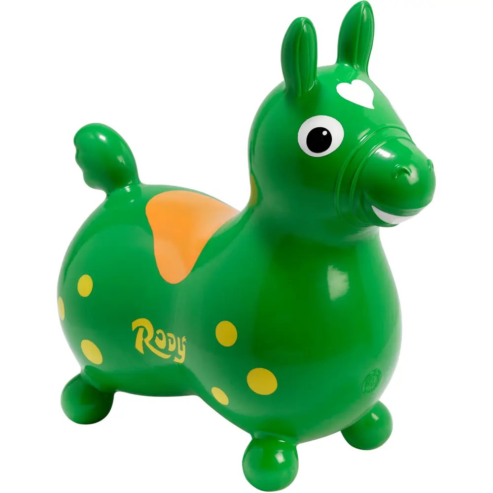 Vedes Hüpfpferd Rody grün Springtier für Kinder ab 3 Jahren