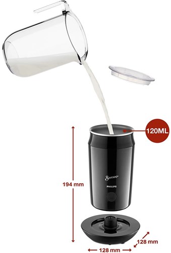 Philips Senseo Melkopschuimer CA6500/60 zwart-2