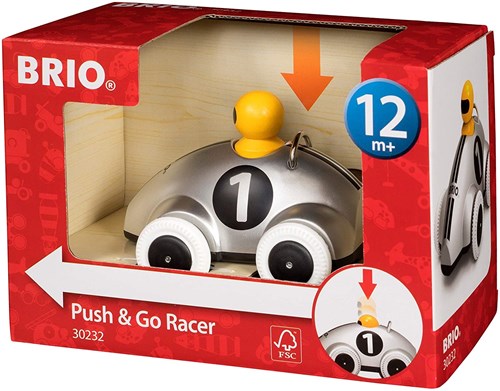 Brio Rennwagen Push & Go Silber Special Edition Spielzeugauto-2