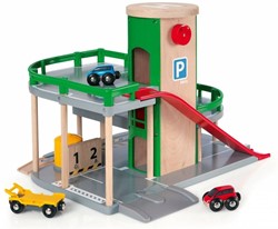 BRIO Parkhaus, Straßen&Schienen
