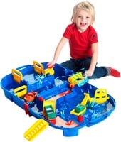 Aquaplay Wasserbahn Lock Box - tragbares Spielset mit Schleusen und Hafen-2