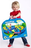 Aquaplay Wasserbahn Lock Box - tragbares Spielset mit Schleusen und Hafen-3
