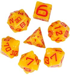 HOT Games Würfelset Kunststoff 7-teilig für Spielspaß und Abenteuer
