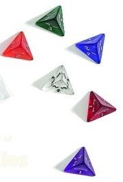 HOT Games Dobbel.4 ktg acryl 6 kl.ass.verp.12 VE12