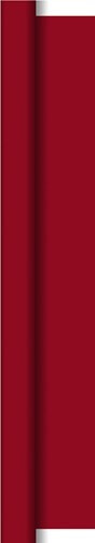 Duni Tischdecke Papier bordeauxrot 118x800cm - Damast Design