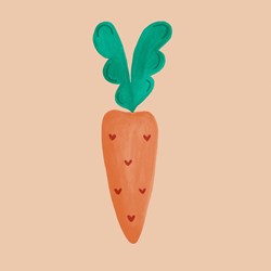 Duni Servietten 3-lagig Tissue Carrot Charm 33x33cm Tischdekoration