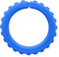 ARK Therapeutic Kauarmband sensorisches Spielzeug blau XXT extra fest Getextureerde kauwarmband om te draaien om de pols, alternatief voor kauwen op mouwen, voor kinderen en volwassenen.