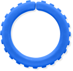 ARK Therapeutic Kauarmband sensorisches Spielzeug blau XXT extra fest Getextureerde kauwarmband om te draaien om de pols, alternatief voor kauwen op mouwen, voor kinderen en volwassenen.