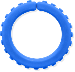 Ark Therapeutics Kauarmband sensorisches Spielzeug blau XXT extra fest Getextureerde kauwarmband om te draaien om de pols, alternatief voor kauwen op mouwen, voor kinderen en volwassenen.