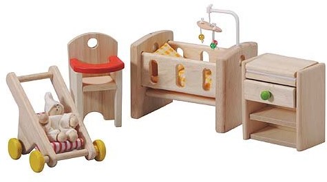 Plan Toys  Holz Puppenhaus Möbel Kinderzimmer