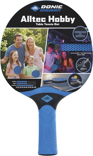 Schildkröt Tischtennisschläger Outdoor Alltec Hobby blau Kunststoff