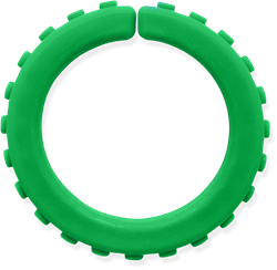 ARK Therapeutic Kauarmband sensorisches Spielzeug grün XXT extra fest Getextureerde kauwarmband om te draaien om de pols, alternatief voor kauwen op mouwen, voor kinderen en volwassenen.