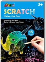AVENIR Scratch Art Book Mini A6 – Deep In The Sea