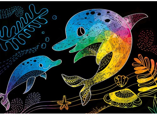 AVENIR Scratch Art Book Mini A6 – Deep In The Sea-2