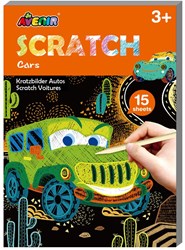 AVENIR Scratch Art Book Mini A6 – Autos