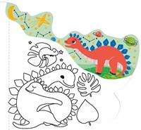 Avenir magisches Wasser-Malbuch - Dinosaurier 3-in-1 Spiel-3