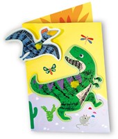 AVENIR Scratch Art - Grußkarten - Dinos-3