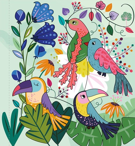 AVENIR Water Painting – Fantasy Garden-2