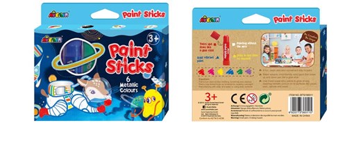 Avenir Metallic Malstifte Set 6 Stück in Box 14.8x2.4cm-2