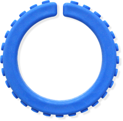 ARK Therapeutic Kauarmband sensorisches Spielzeug blau XXT extra fest Getextureerde kauwarmband om te draaien om de pols, alternatief voor kauwen op mouwen, voor kinderen en volwassenen.