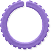 ARK Therapeutic Kau-Armband sensorisches Spielzeug Lavendel XXT groß Getextureerde kauwarmband om te draaien om de pols, alternatief voor kauwen op mouwen, voor kinderen en volwassenen.