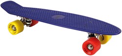 Alert Skateboard blau 55 cm - Kunststoff Skateboard für Kinder