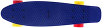 Alert Skateboard blau 55 cm - Kunststoff Skateboard für Kinder-3