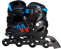 Alert Inline Skates Rollschuhe blau orange Größe 39-42 verstellbar-3