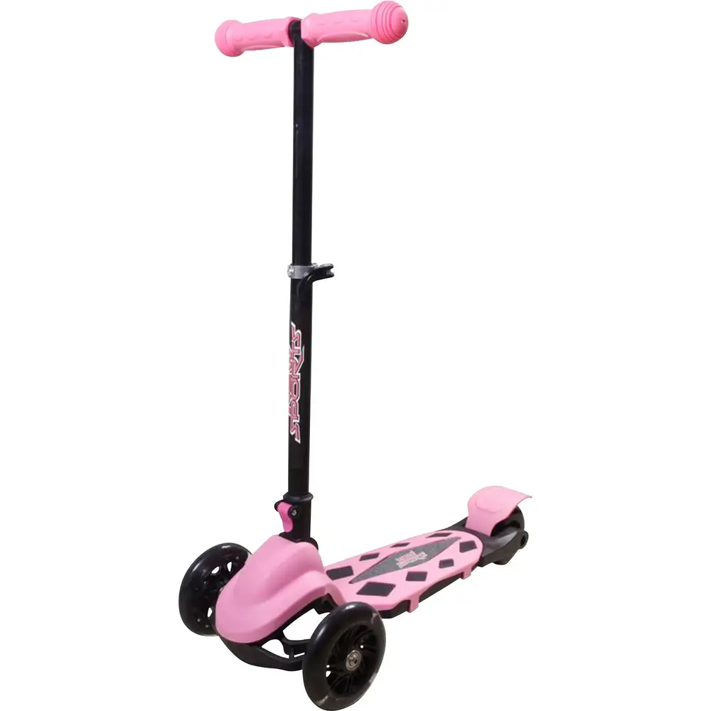 New Sports Kinderroller 3-Rad rosa 120mm ABEC7 solide Reifen