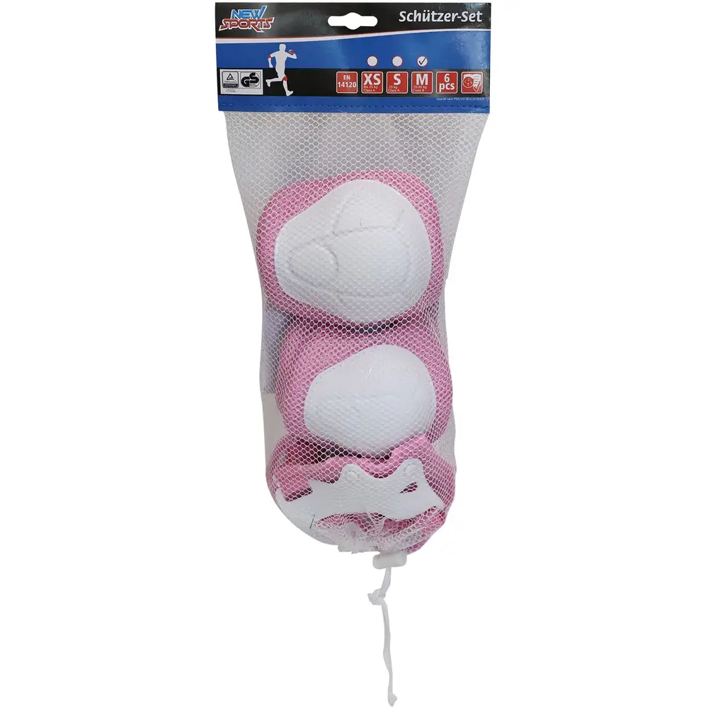New Sports Schutzset pink M für Kinder 25-50kg - Schützer