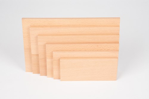 TickiT Holz Bauplatten Architekt rechteckig - 6 Stück Spielzeug