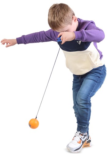 Smart ball kick tracker Fußballtraining orange mit Sensor Planet Happy DE