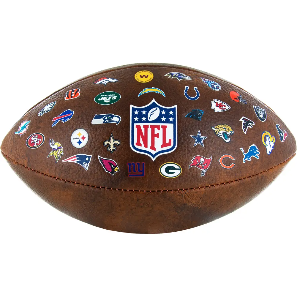 Fin Fun American Football NFL Junior Vintage Ball 32 Team Logos