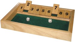 Hot Games Shut the box Würfelspiel.groo.34x24x3cm.