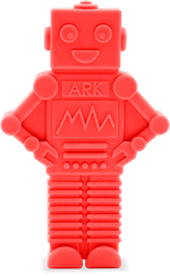 Ark Therapeutics Roboter Beißspielzeug rot für Kinder sensorisch Extra grote, robotvormige kauwtool met meer volume voor stevige kauwers.