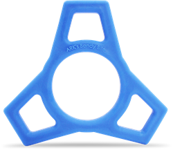 Ark Therapeutics Beißspielzeug Fidget Bendy Bite - Kauwspielzeug Blau Dunne, buigbare kauwfidget om te draaien, buigen en op te kauwen.