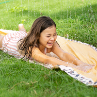 Swim Essentials Toboggan Aquatique Arroseur - Léopard Beige-2