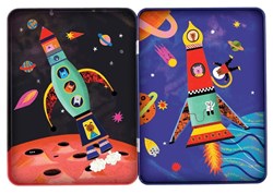 Mudpuppy magnetisches Spielzeug Raumschiffe - Lernspiel für unterwegs
