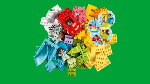 LEGO DUPLO Deluxe Aufbewahrungsbox Bausteine 85 Stück - 10914-3