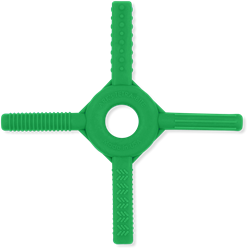 Ark Therapeutics Beißspielzeug sensorisches Fidget-Spielzeug für Kinder und Erwachsene Handkauwtool met 4 texturen die ook dienst doet als fidget voor focus en concentratie.