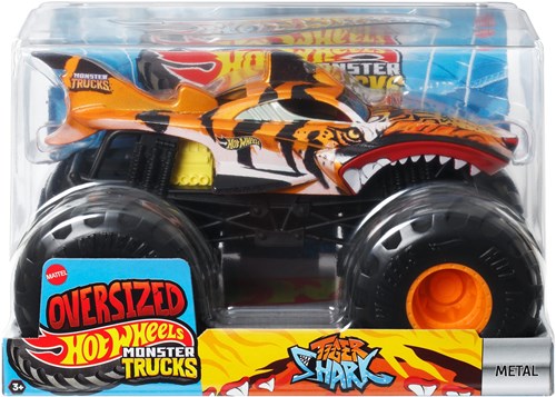 Hot Wheels Monstertruck Spielzeugauto Tiger Shark 1:24 Maßstab-2