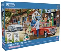 Gibsons Puzzle Filling Up for the Trip 636 Teile Puzzlespaß