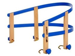 Rugleuning voor slee hout model Davos