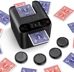 HOT Sports + Toys automatische Kartenmischmaschine für 3 Decks USB-C schwarz