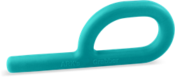 ARK Therapeutic Beißspielzeug Grabber Original Kauwerkzeug sensorisch Klassieke P-vormige handkauwtool, ontwikkeld door een logopedist, voor kauwoefening en zelfregulatie.
