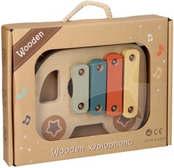 Xylophoon Holz Auto pädagogisches Spielzeug mehrfarbig