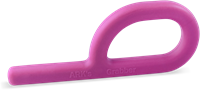 Ark Therapeutics Beißspielzeug Grabber Original magenta sensorisches Kauwerkzeug Klassieke P-vormige handkauwtool, ontwikkeld door een logopedist, voor kauwoefening en zelfregulatie.