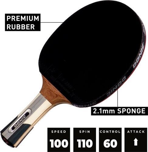 Schildkröt Tischtennisschläger Waldner 1000 - Premium Schläger für Wettkampf-3